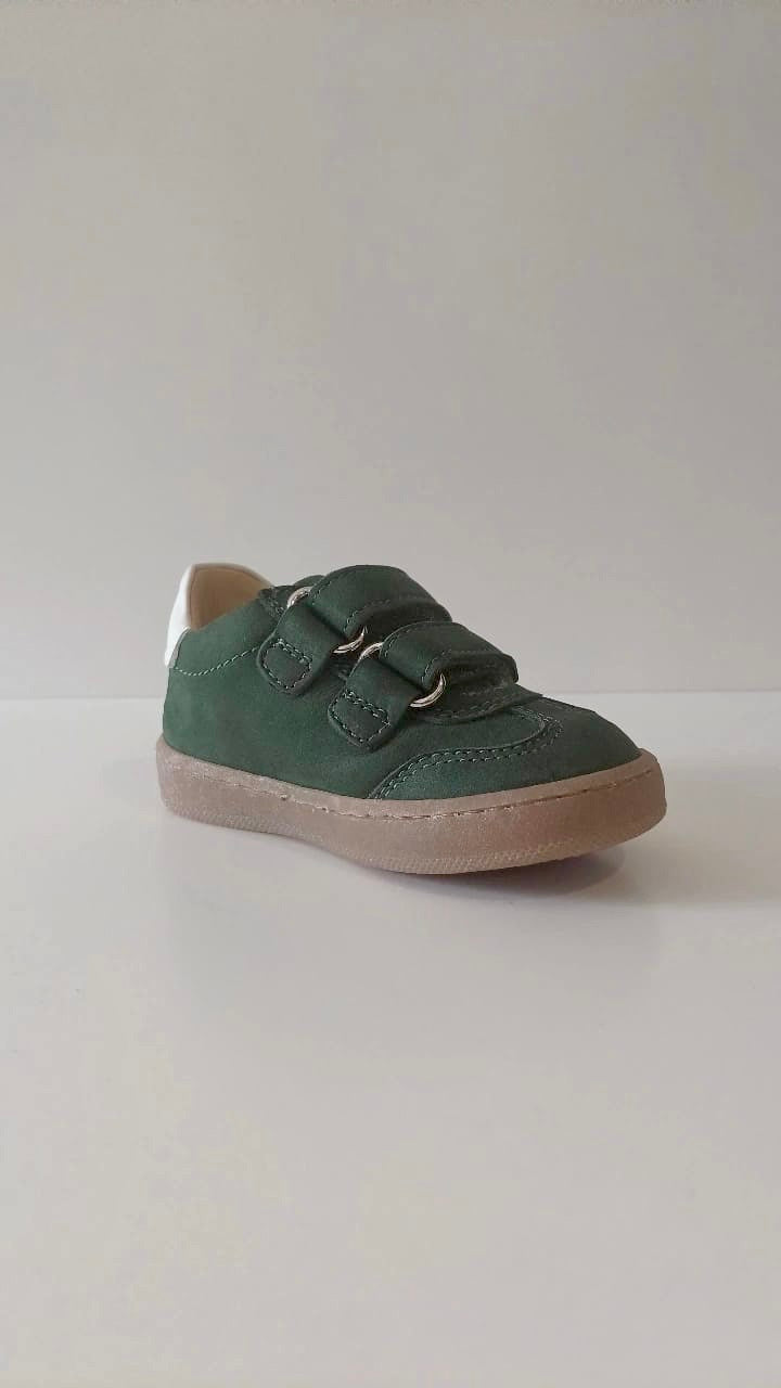 Sneakers nabuk bottle-bianco