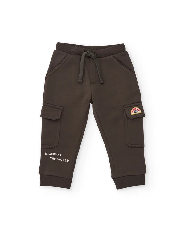 Completo in felpa per bambino con felpa con cappuccio tuc tuc