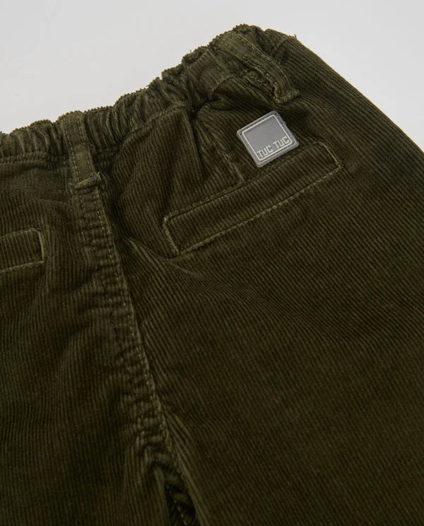 Pantaloni in velluto a coste per bambino con cinturino regolabile tuc tuc