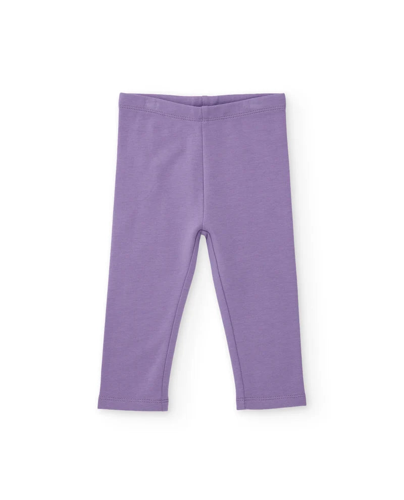 Leggings in felpa per bambina con vita elasticizzata e tessuto morbido tuc tuc