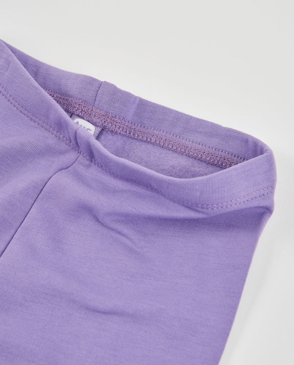 Leggings in felpa per bambina con vita elasticizzata e tessuto morbido tuc tuc