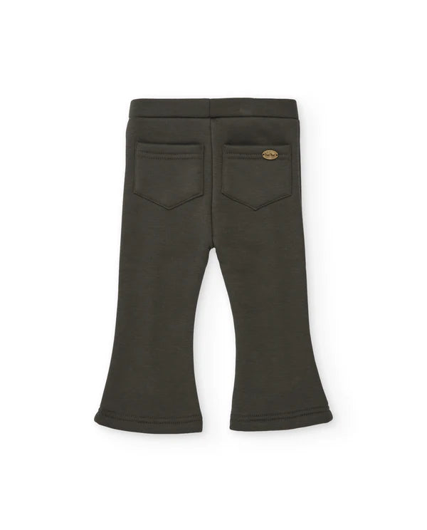 Completo da bambina in felpa con felpa stampata e pantaloni con fiocco tuc tuc
