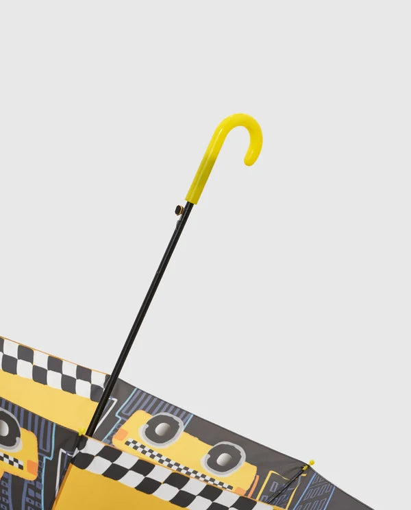 Ombrello da bambino con apertura automatica e stampa di taxi tuc tuc