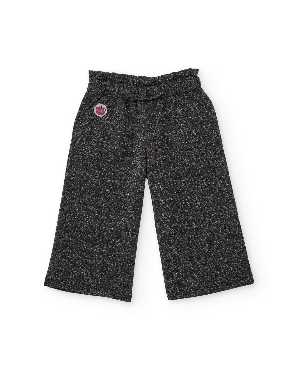 Pantaloni da bambina in felpa con vita elasticizzata e morbidi al tatto TUC TUC