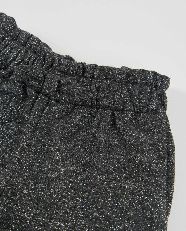 Pantaloni da bambina in felpa con vita elasticizzata e morbidi al tatto TUC TUC