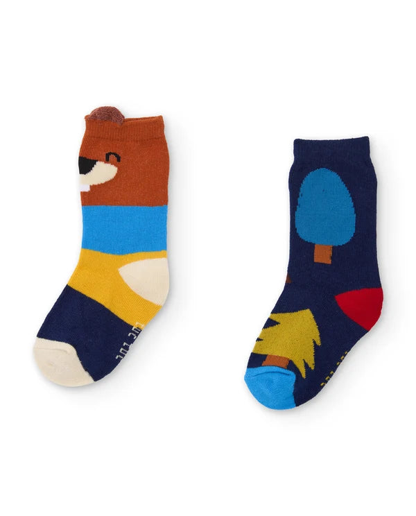Set di calzini da bambino con stampe divertenti e colori vivaci tuc tuc