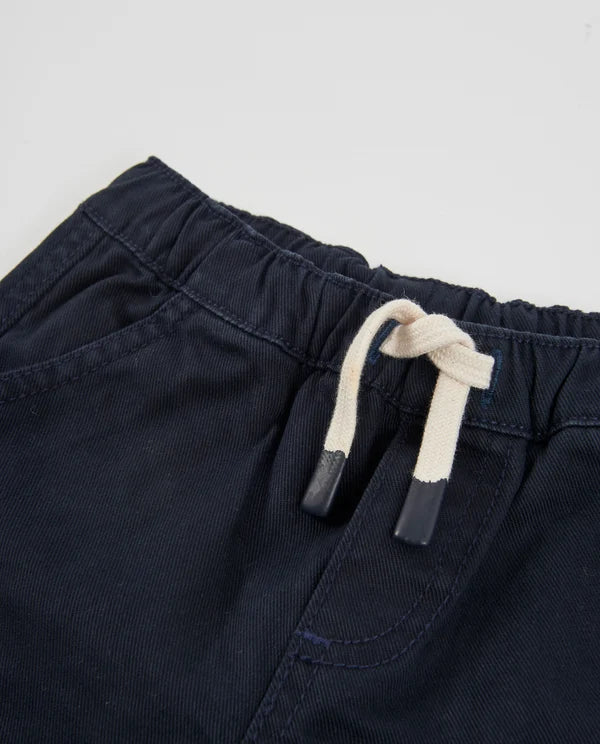 Pantaloni cargo da bambino in tessuto a trama piatta con tasche e tessuto resistente tuc tuc