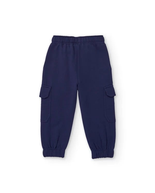 Completo da bambino in felpa con felpa dal design divertente e pantaloni abbinati tuc tuc