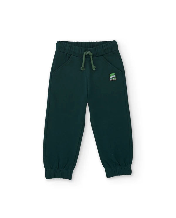 Completo da bambino in felpa con felpa con animali della savana e pantaloni abbinati tuc tuc