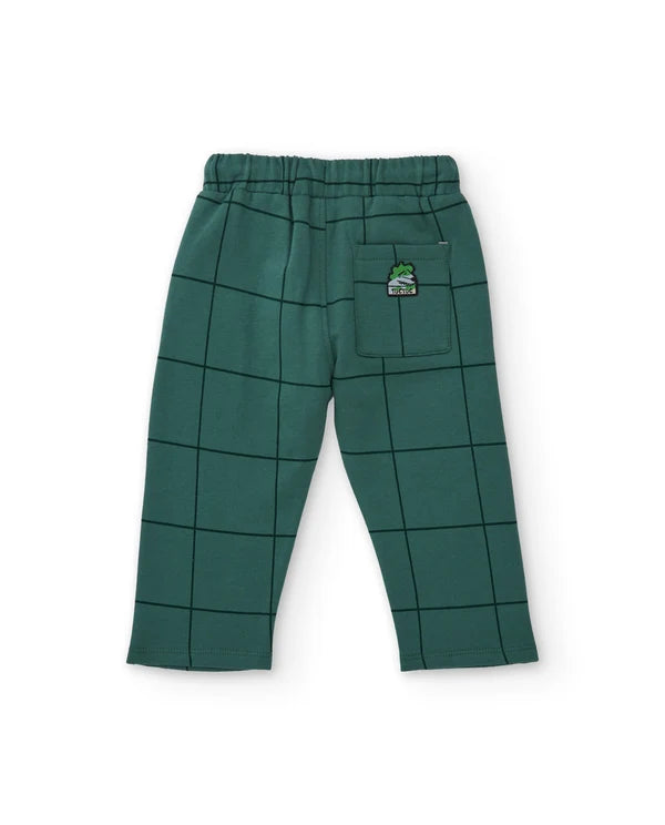 Completo da bambino in felpa con felpa con animali della savana e pantaloni tuc tuc