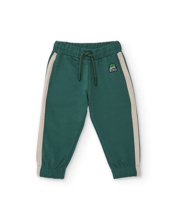 Completo da bambino in felpa con felpa con cappuccio con rinoceronte e pantaloni tuc tuc