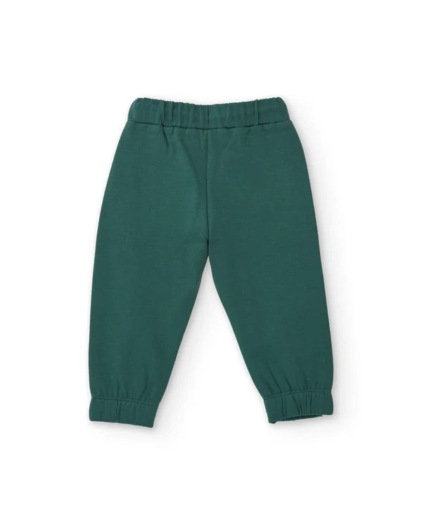 Completo da bambino in felpa con felpa con cappuccio con rinoceronte e pantaloni tuc tuc