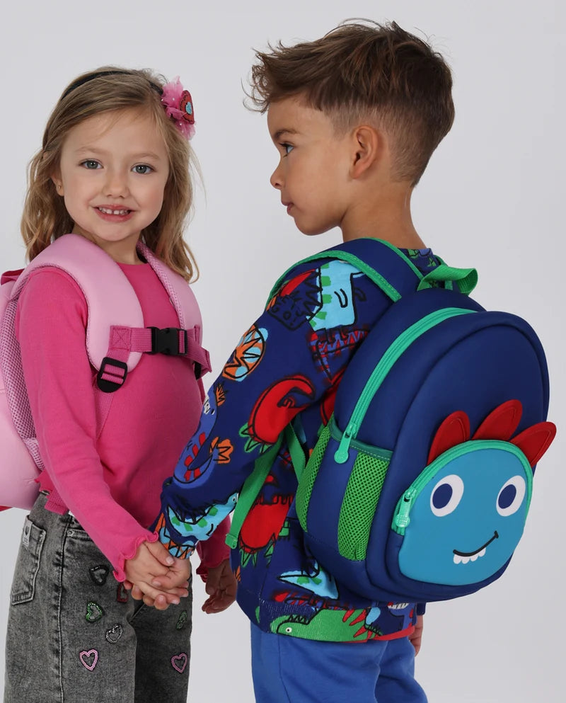 Zaino da bambino con un design divertente e chiusura a zip tuc tuc