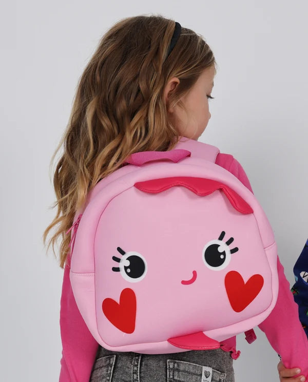 Zaino per bambina con design divertente e schienale imbottito tuc tuc
