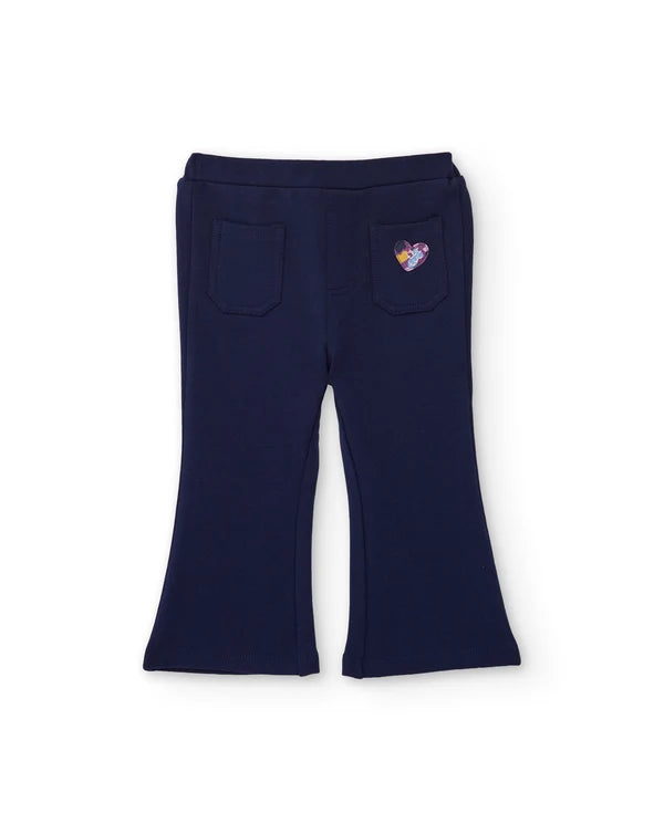 Completo da bambina in felpa con felpa dal design divertente e pantaloni coordinati tuc tuc