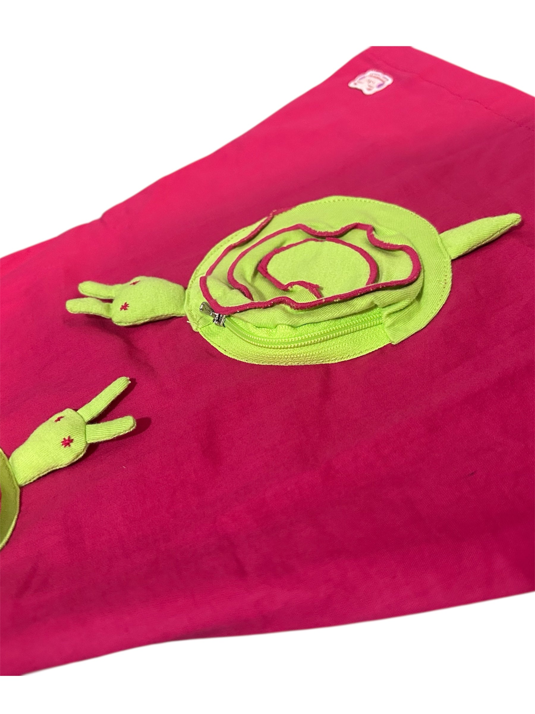 Abito lumache con zip borsetta