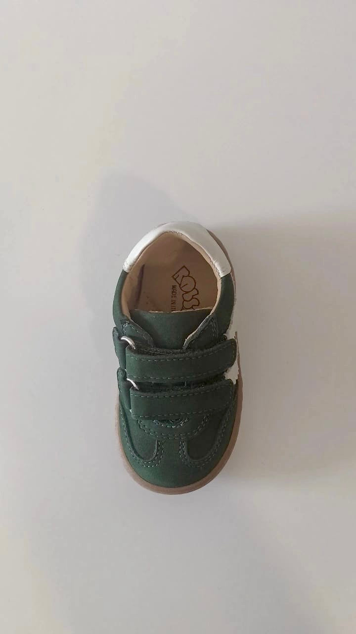 Sneakers nabuk bottle-bianco