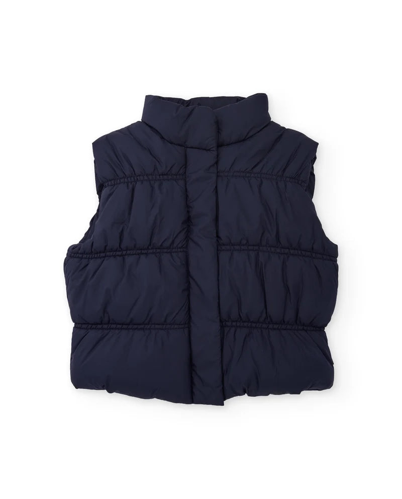 Gilet imbottito per bambino con collo alto nath kids