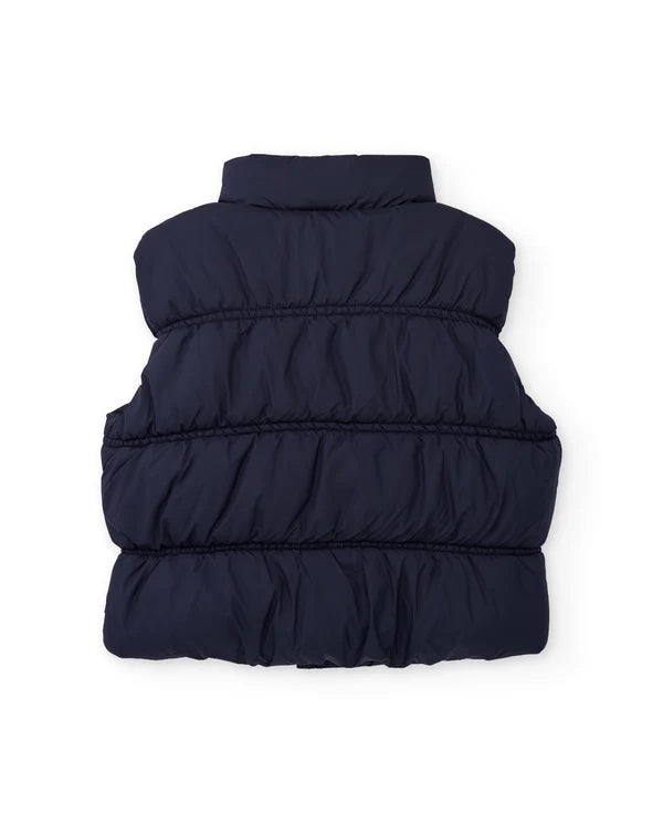 Gilet imbottito per bambino con collo alto nath kids
