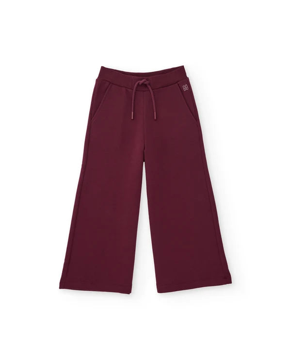 Completo da bambina con felpa in cotone con scritta ricamato e pantaloni NATH KIDS