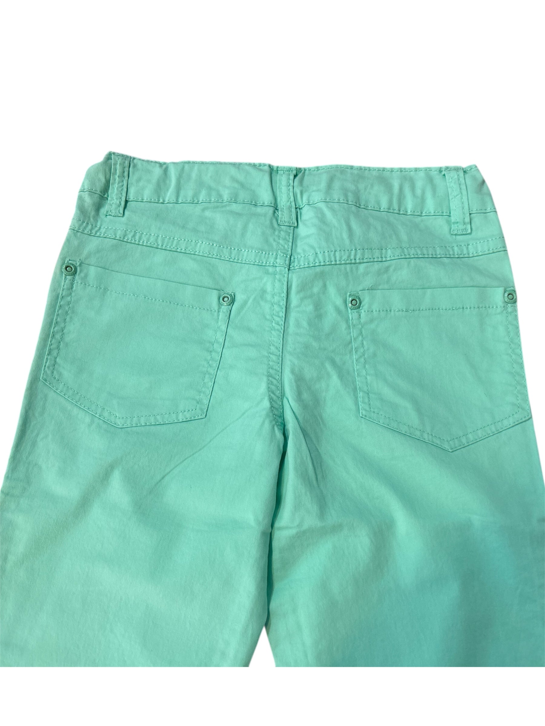 Pantaloni leggeri bimbo verde acqua