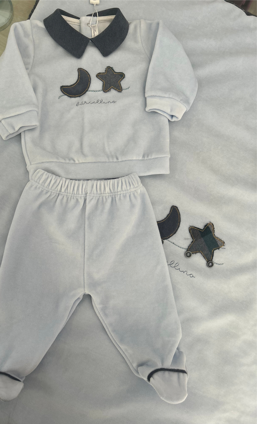 Coordinato nascita bimbo in ciniglia