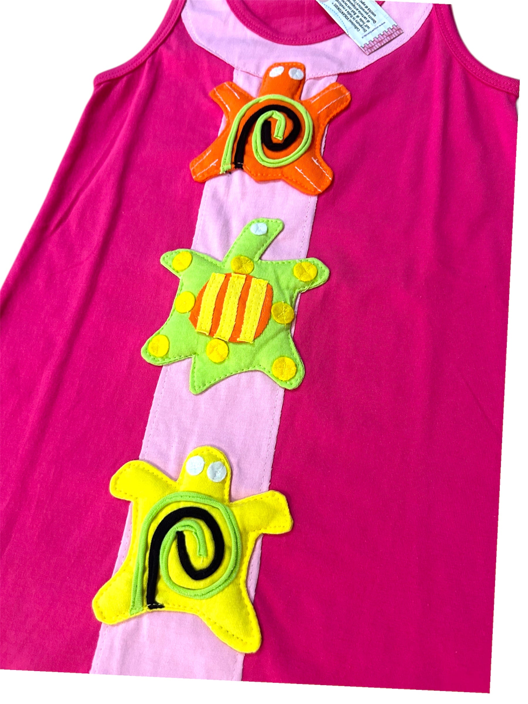 Abito tartarughe fuxia