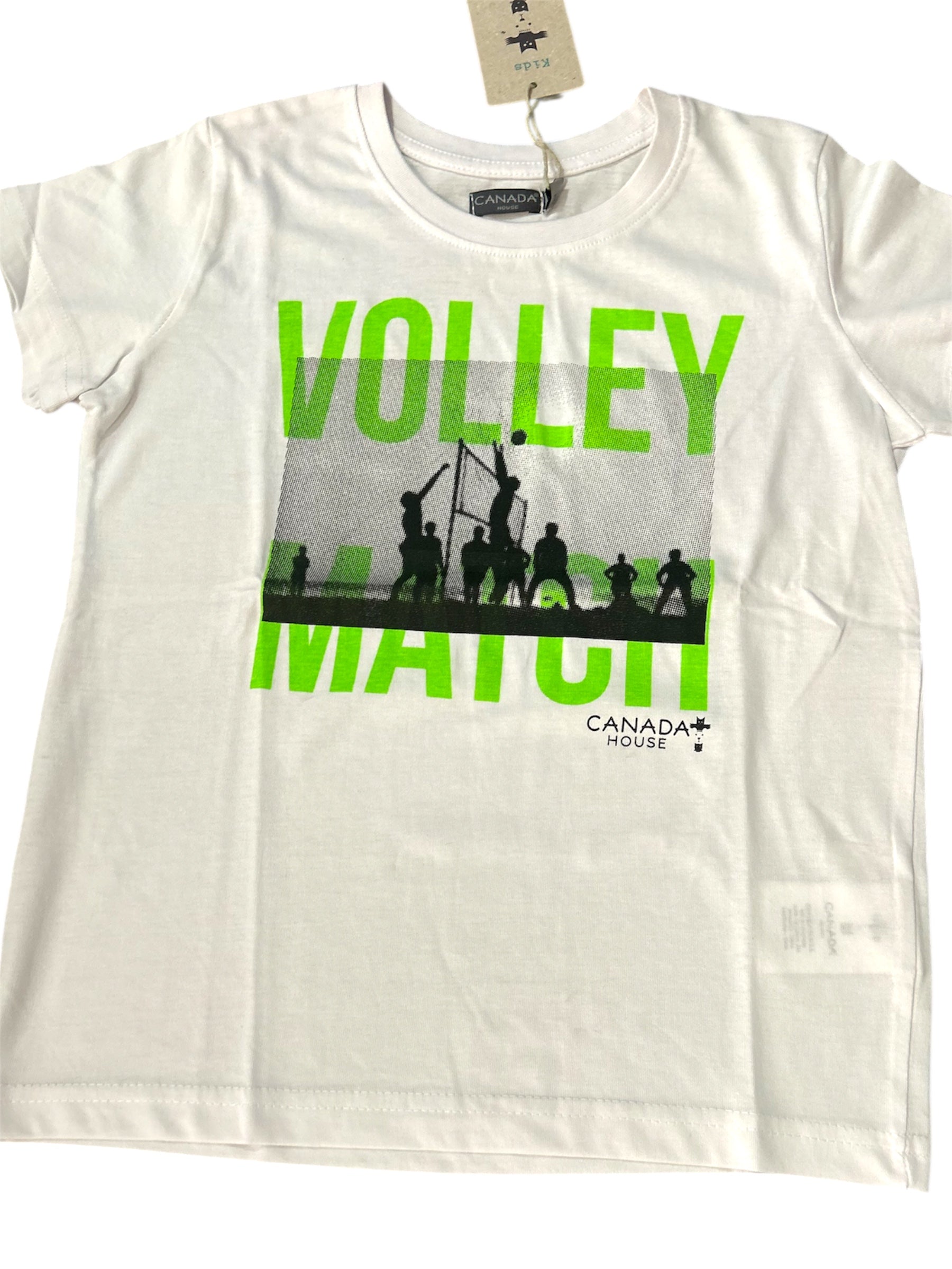 T-shirt bianca volley