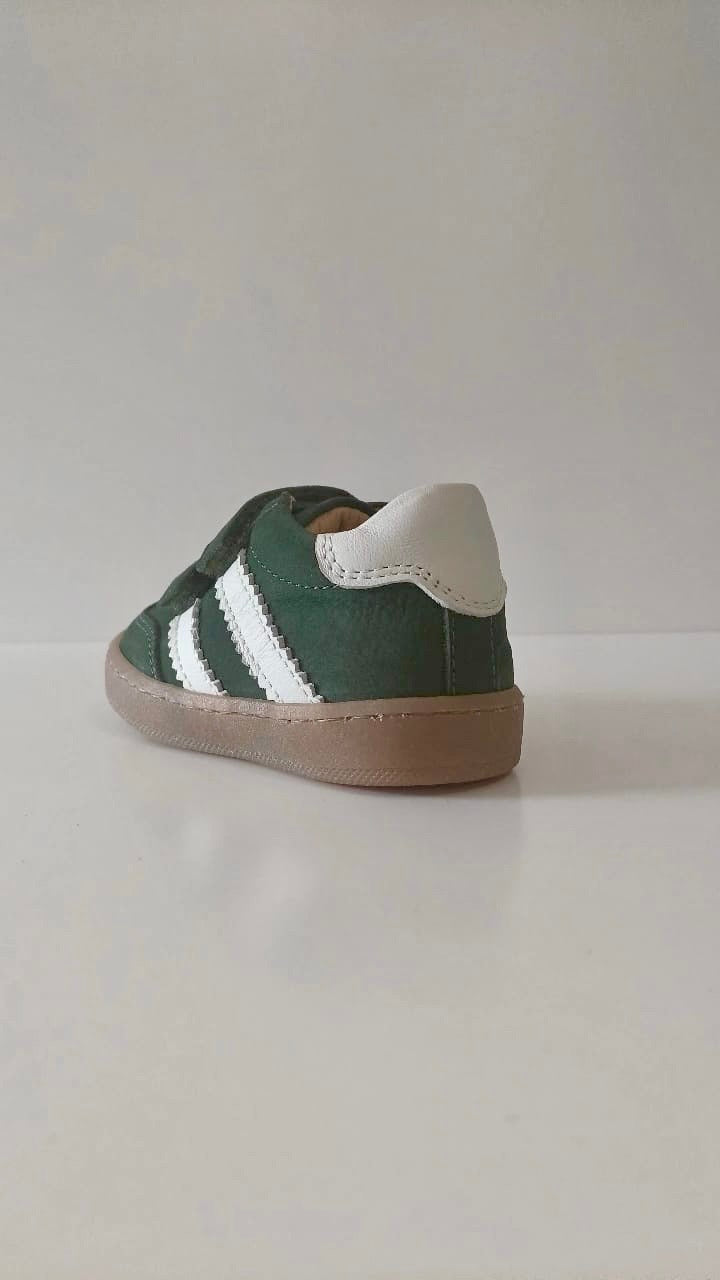 Sneakers nabuk bottle-bianco