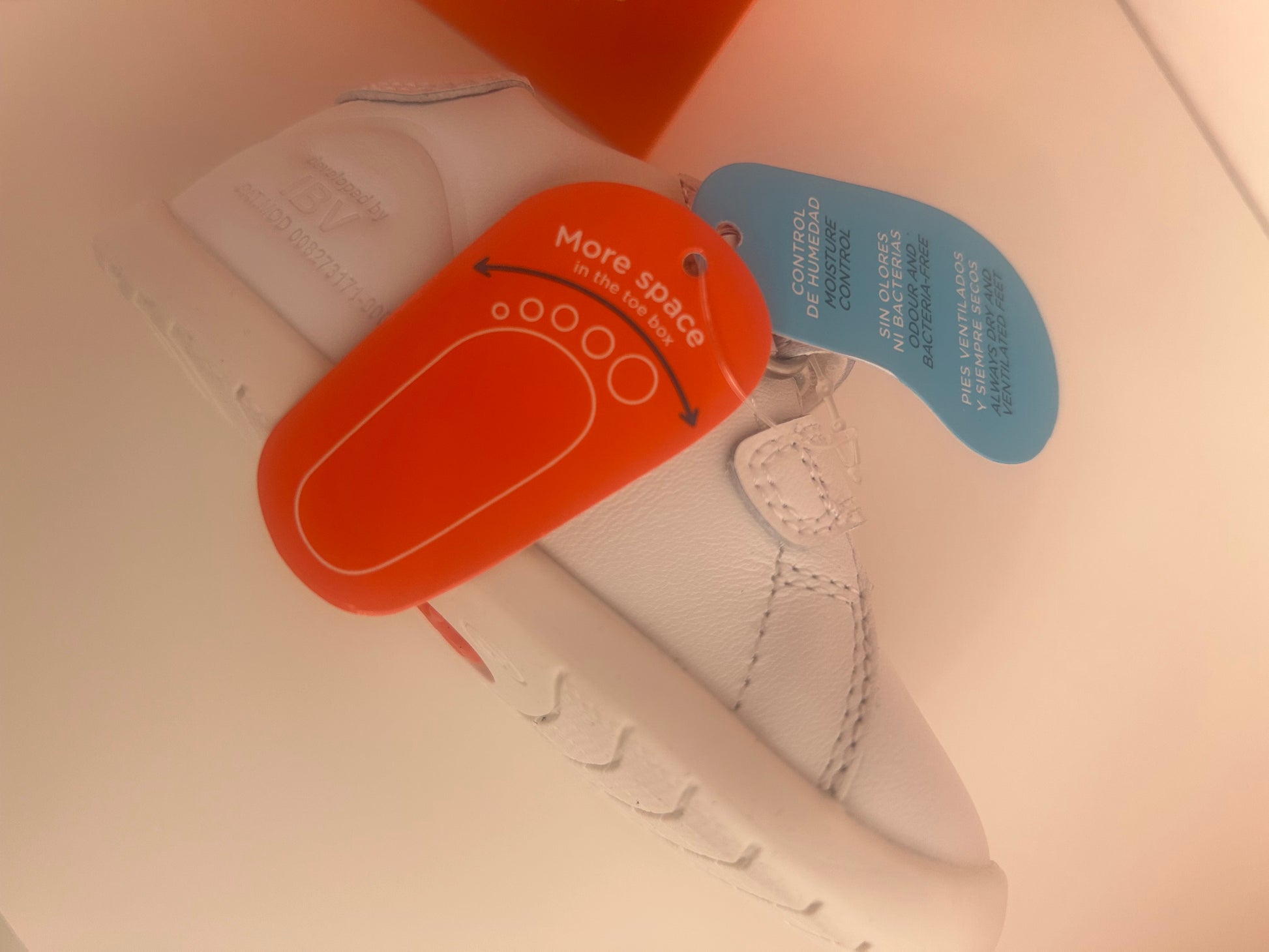 Sneakers bianca primi passi Biomecanics