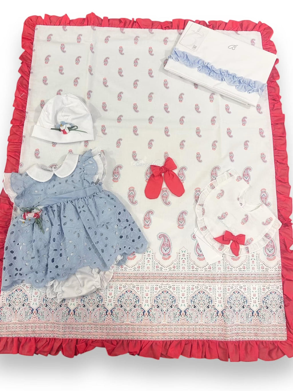 Coordinato set nascita bimba Barcellino