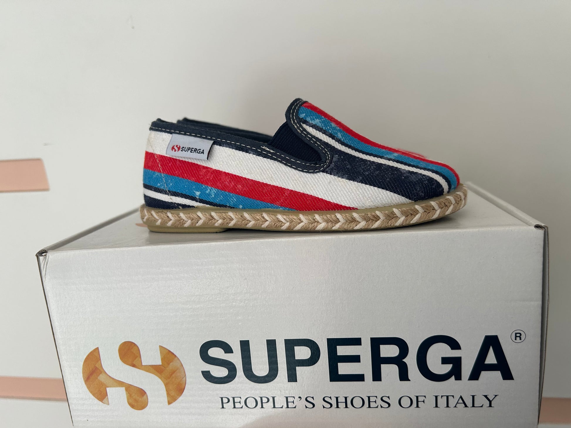 Mocassino multicolore Superga bimbo