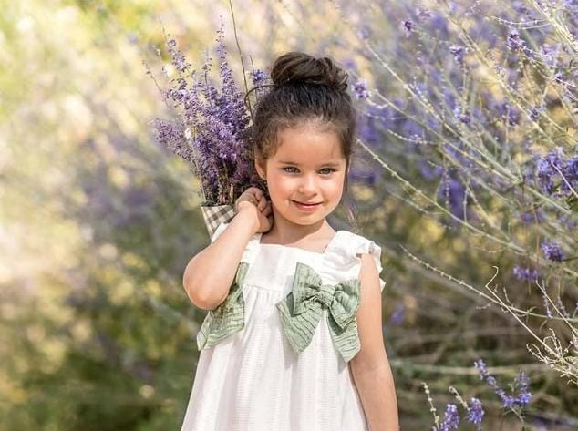 Abito bimba corto bianco