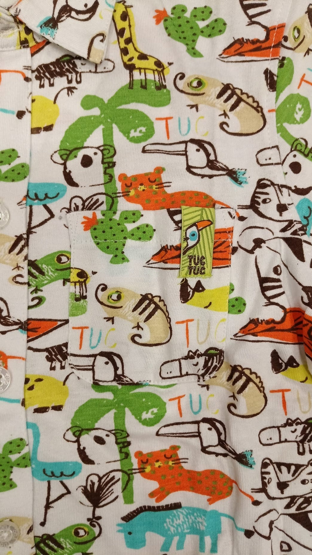 Camicia in cotone Safari