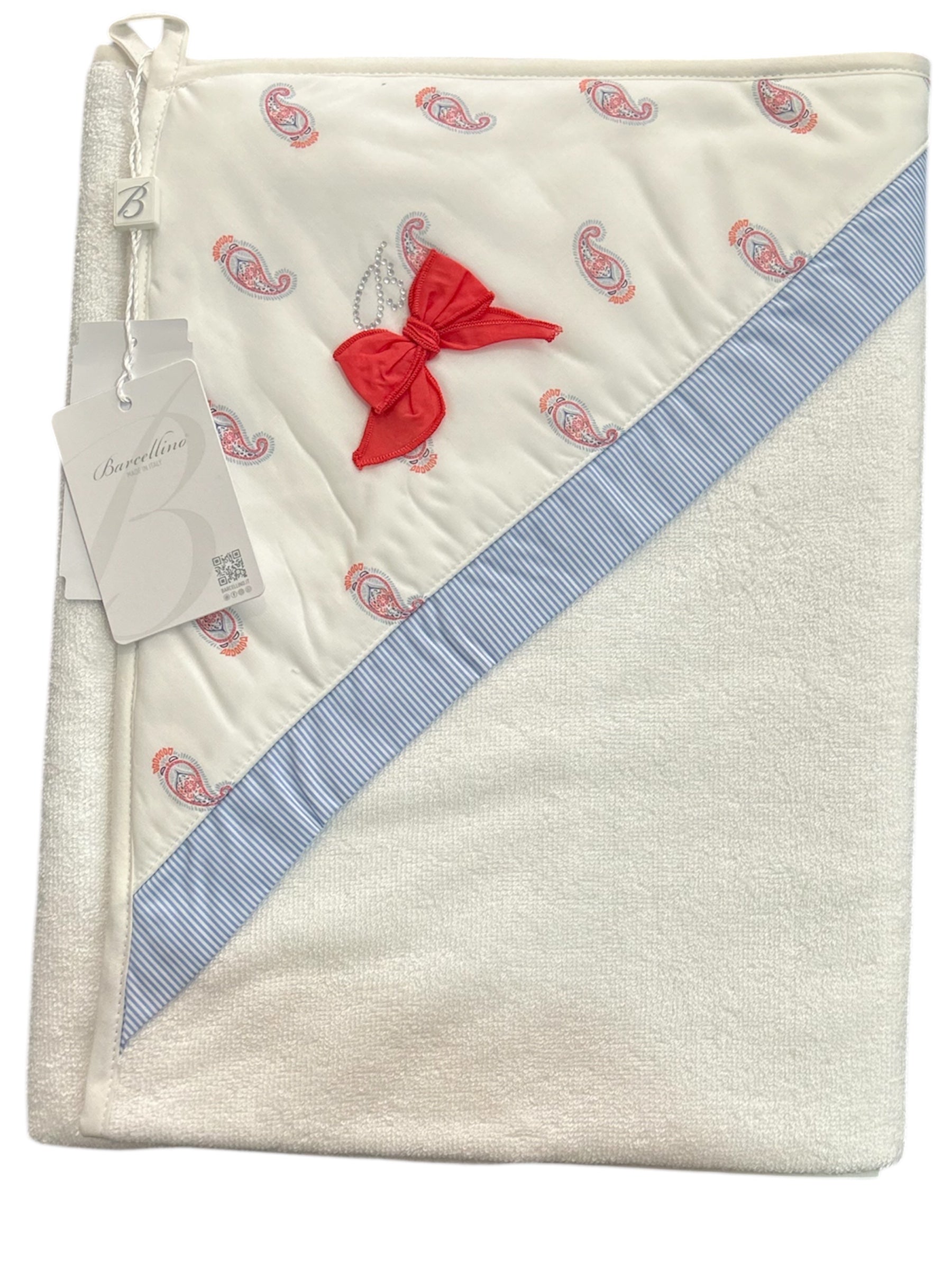 Accappatoio triangolo bimba