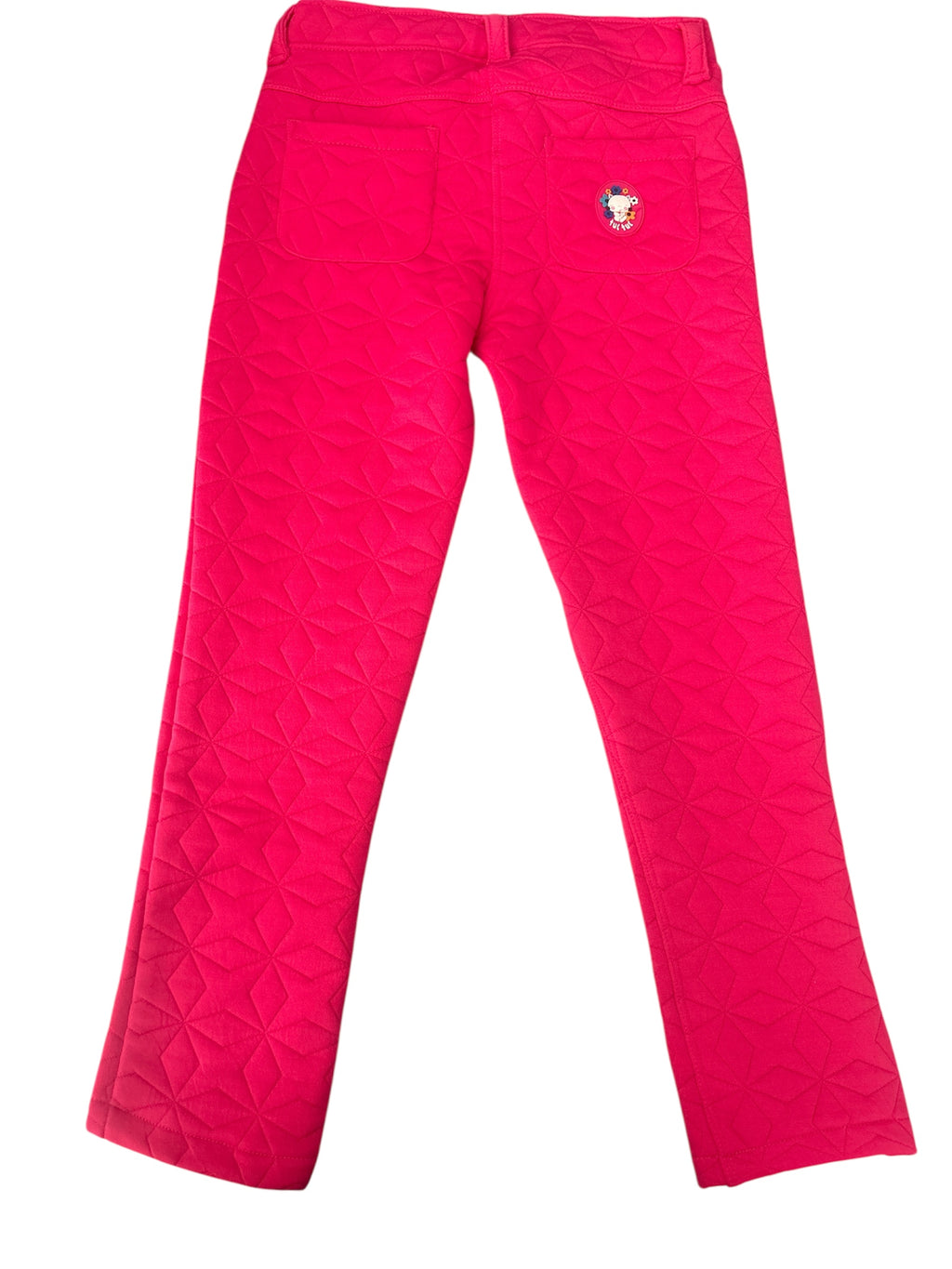 Pantaloni Fuxia trapuntati