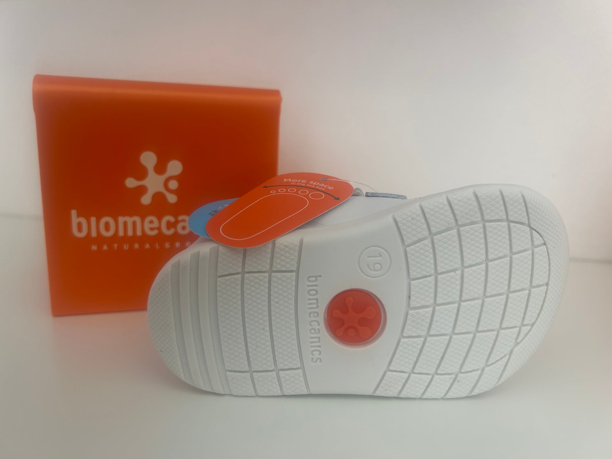 Sneakers bianca primi passi Biomecanics