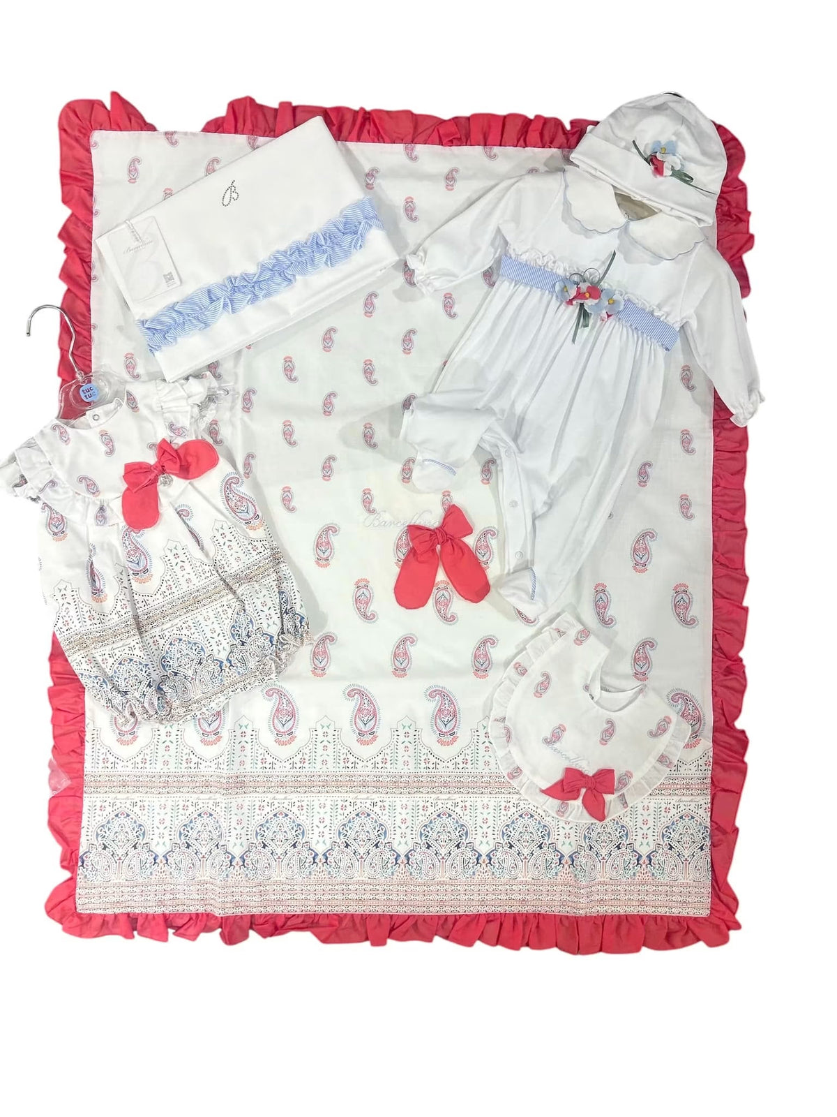 Coordinato set nascita bimba Barcellino
