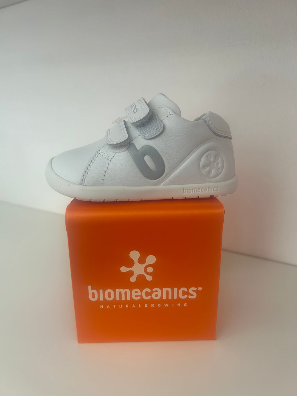 Sneakers bianca primi passi Biomecanics