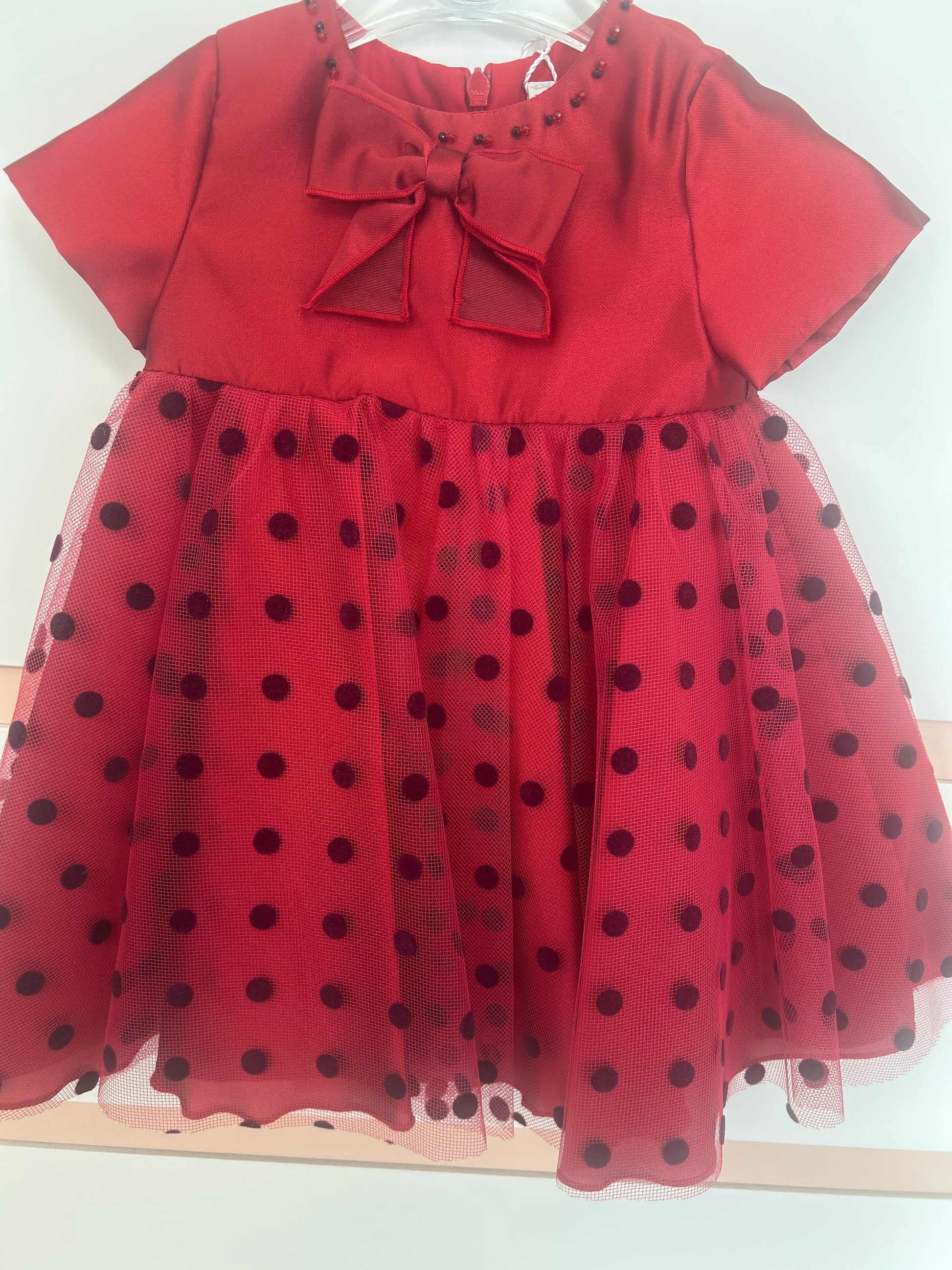 Abito pois bordeaux bimba