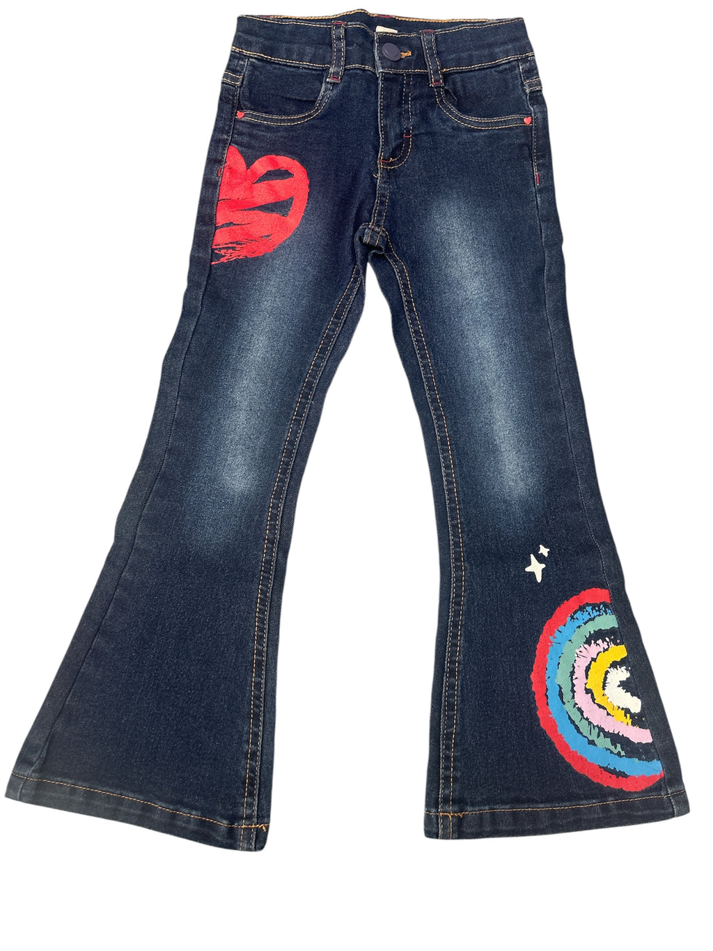 Jeans a zampa bimba