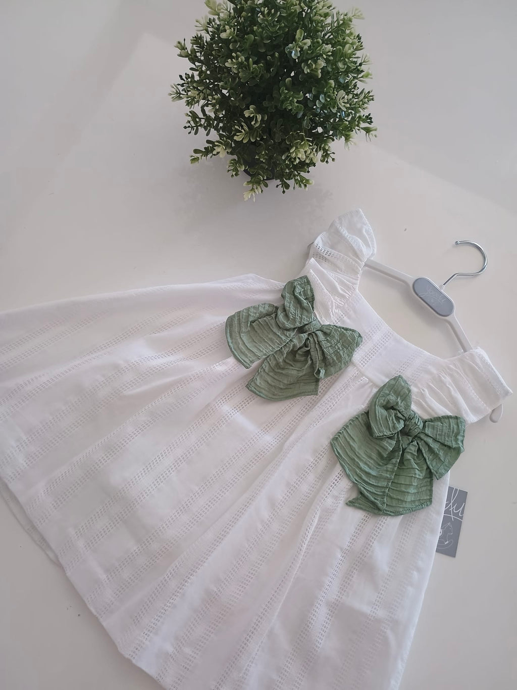 Abito bimba corto bianco