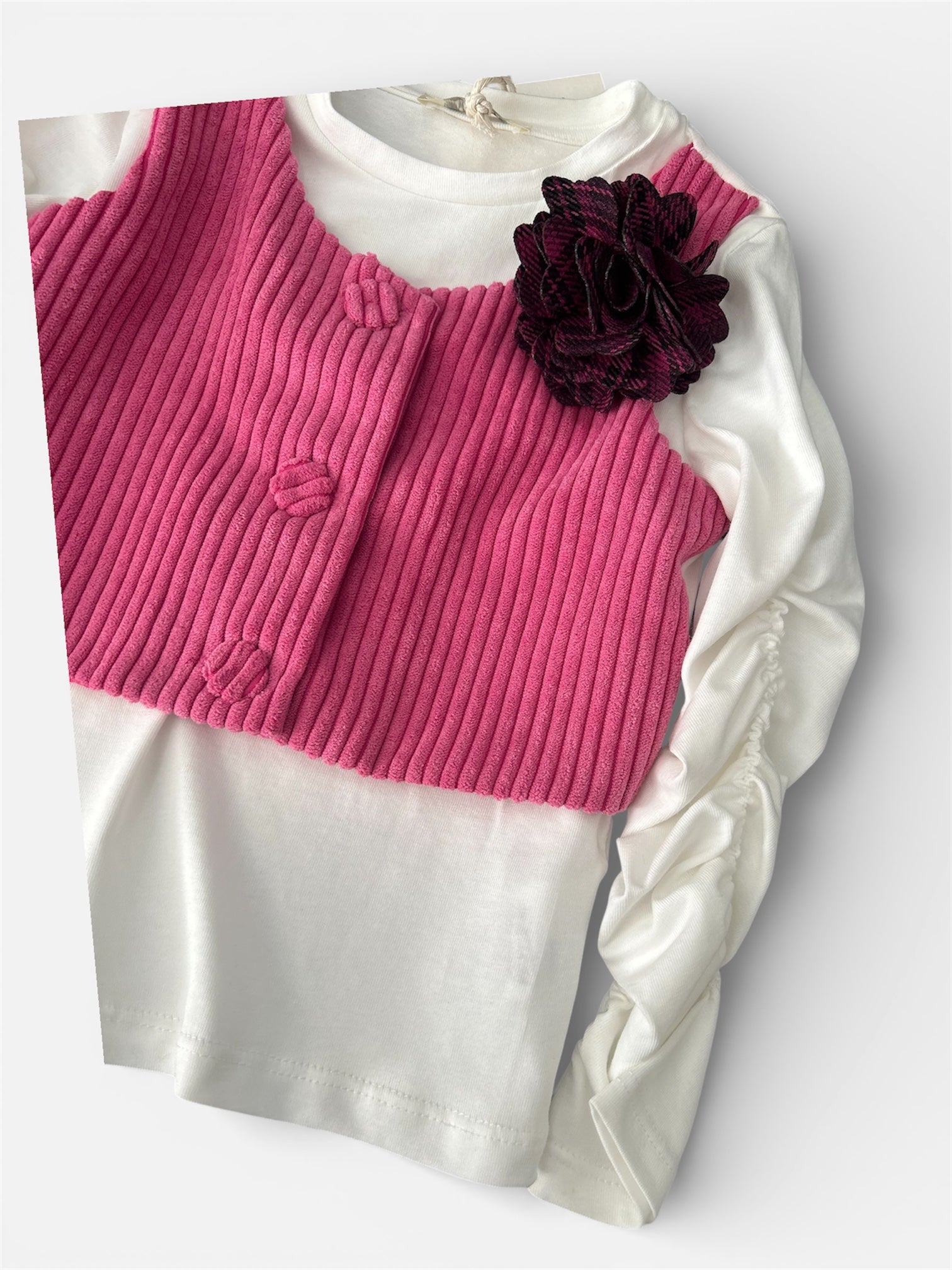 Completo bimba in velluto