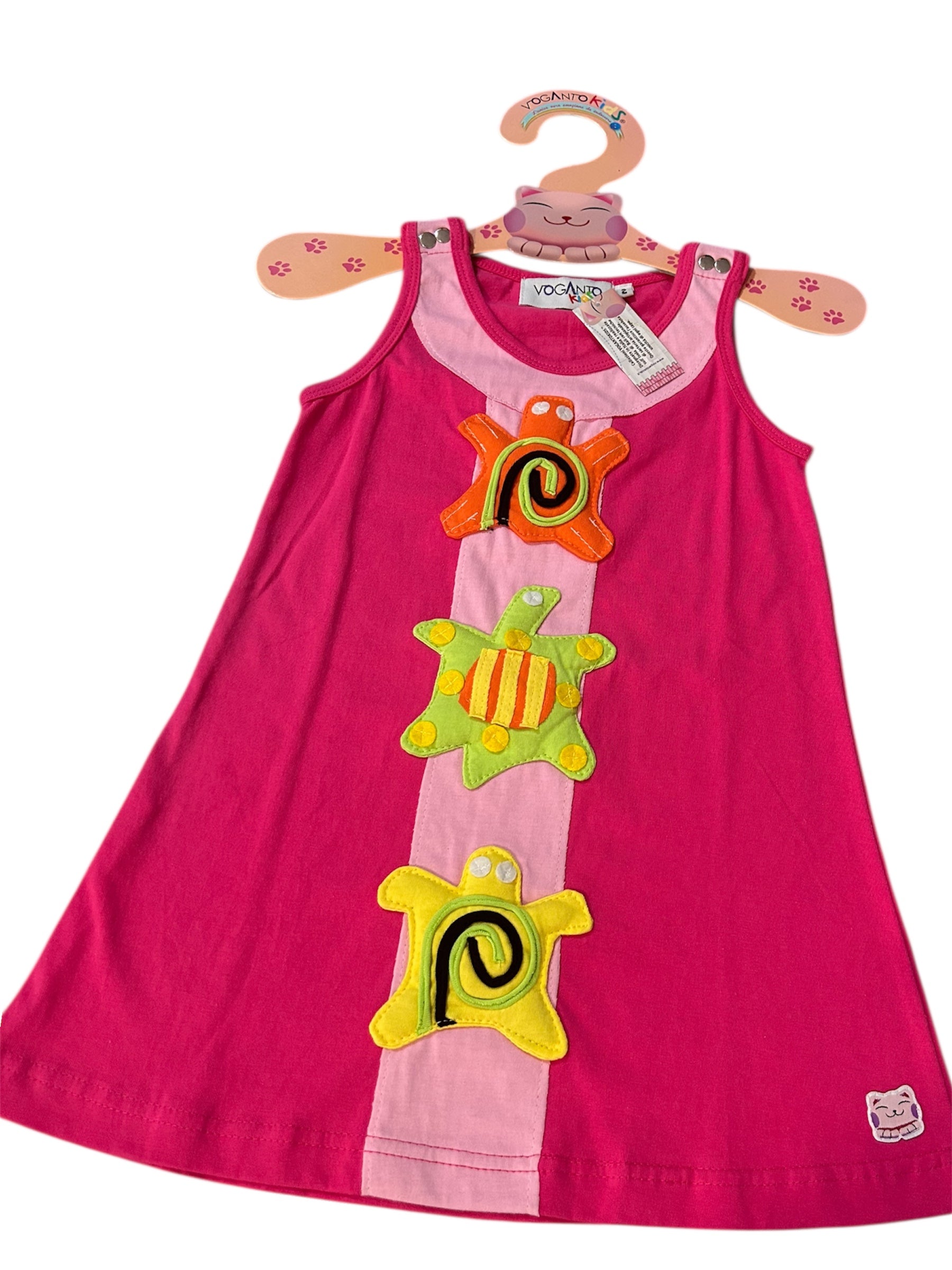 Abito tartarughe fuxia