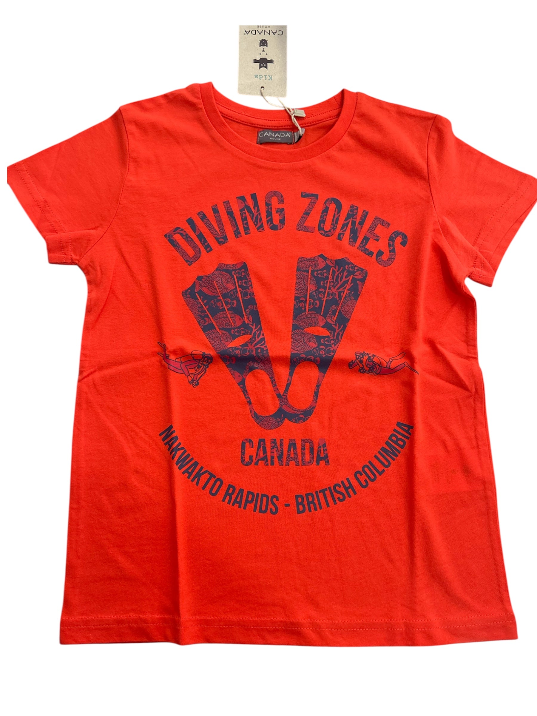 T-shirt rosso fluo