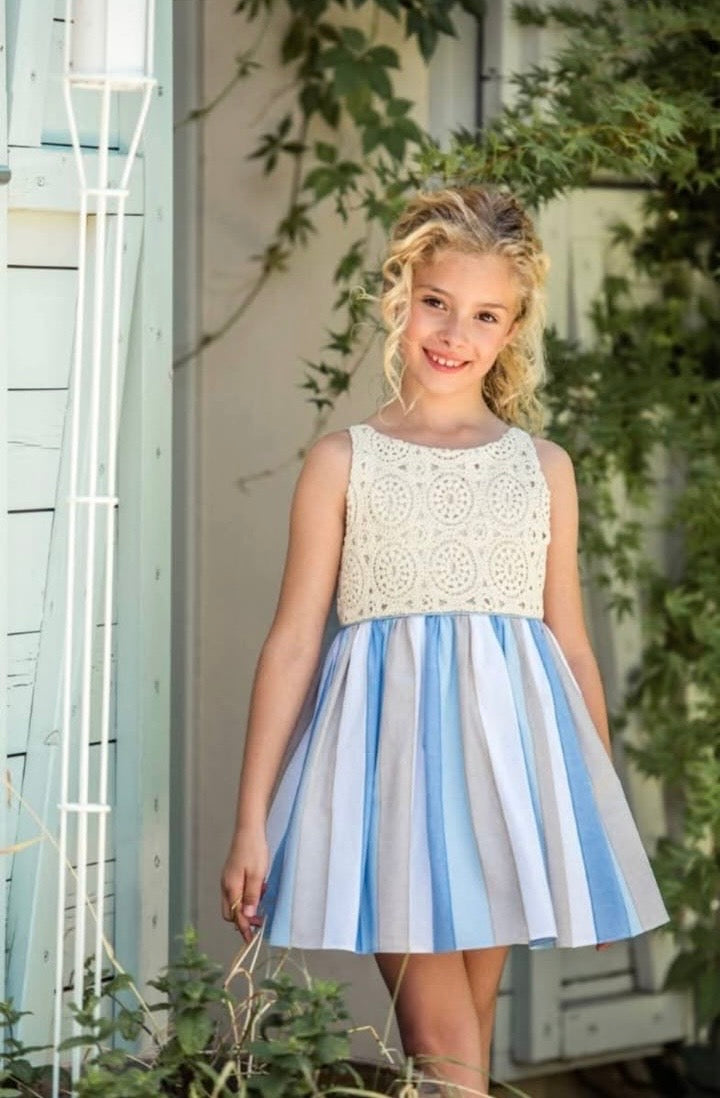 Abito yoedo con pizzo