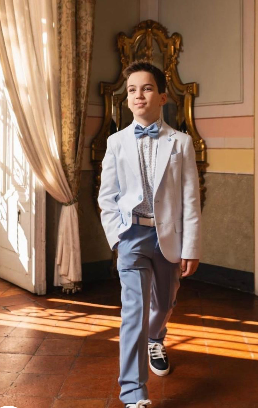 Completo cerimonia ragazzo azzurro Ferretti