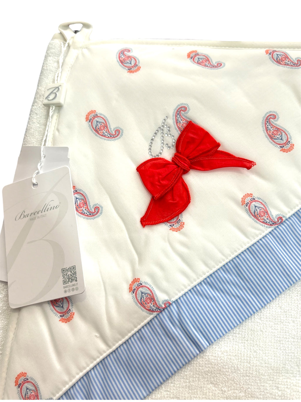 Accappatoio triangolo bimba