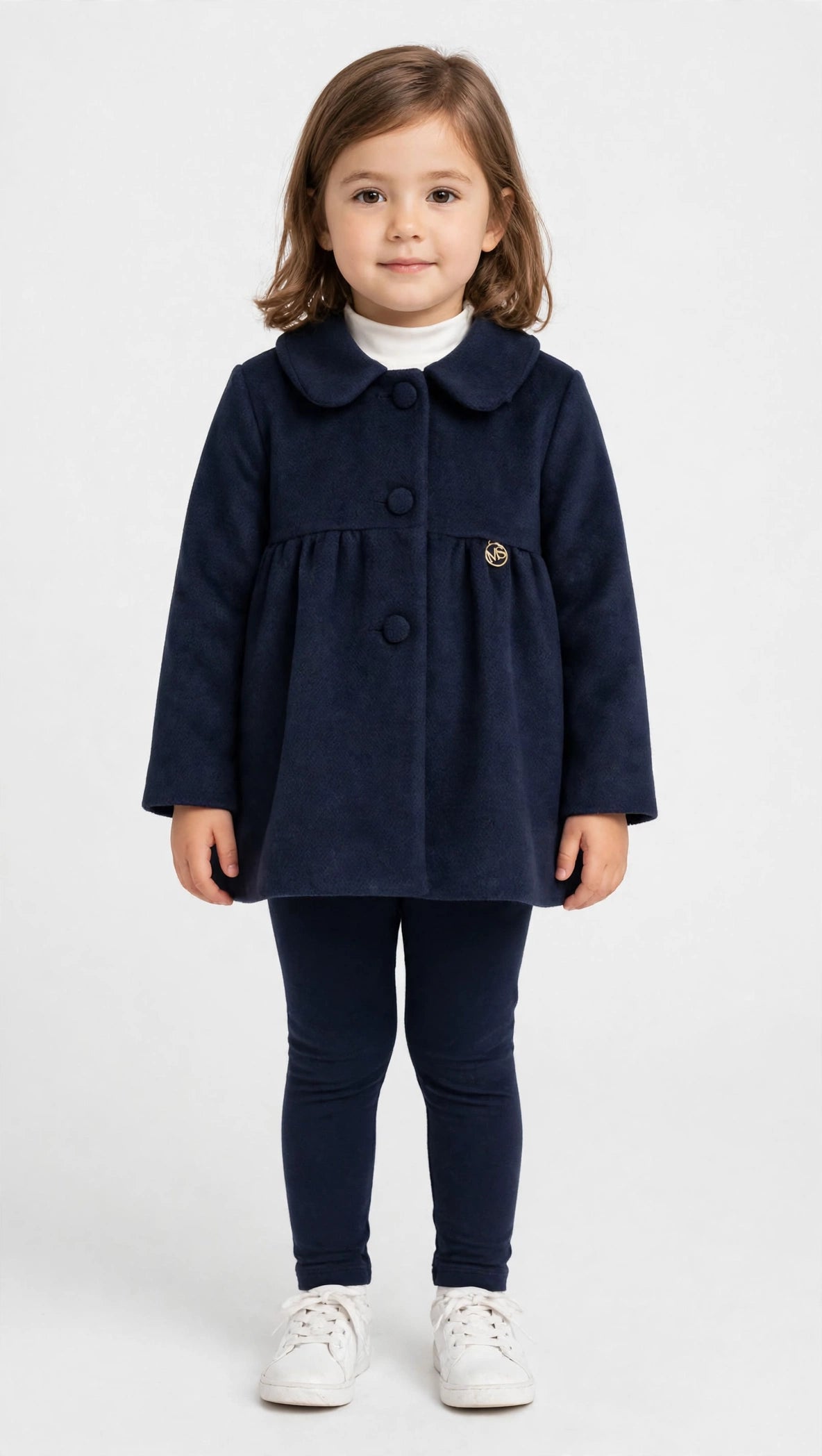 IL CAPPOTTINO BLU NAVY PIÙ ELEGANTE 💙 DA BAMBINA MONSURIRE-HANGAR93