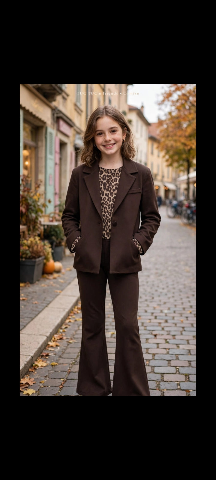 BLAZER LUNGO CLASSICO MARRONE CIOCCOLATO -RAGAZZA MOSURIRE - HANGAR93